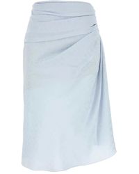 Givenchy - Pastel Silk Skirt - Lyst
