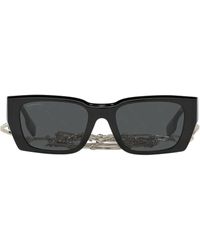 Burberry - Poppy Rectangular-Frame Sunglasses - Lyst