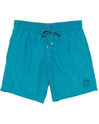 Vilebrequin - Turtle-Embroidered Swim Shorts - Lyst