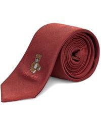 Moschino - Teddy Bear Logo-Motif Tie - Lyst