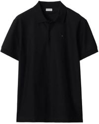Burberry - Metal Ekd Cotton Polo Shirt - Lyst
