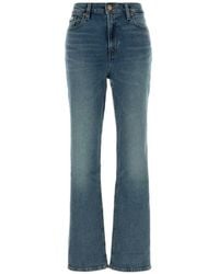 Calvin Klein - High-Rise Straight-Leg Jeans - Lyst