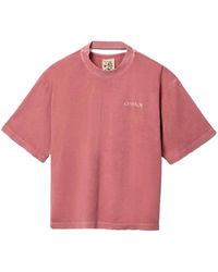 CAMPERLAB - T-Shirt Mit Logo-Stickerei - Lyst
