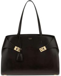 Ferragamo - Hug Tote Bag mit Spangendetail - Lyst
