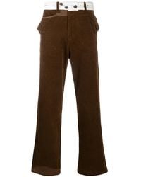 Adererror - Corduroy Straight-Leg Trousers - Lyst