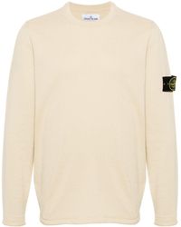 Stone Island - Sweater With Patch - Lyst