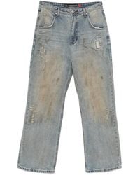 ANDERSSON BELL - Destroyed Wide-Leg Jeans - Lyst