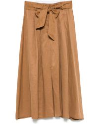 Kaos - Falda midi plisada - Lyst