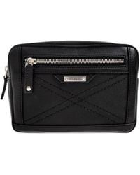 Iceberg - Riñonera de piel con cremallera y diseño acolchado - Lyst