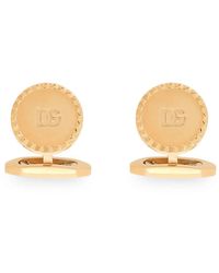 Dolce & Gabbana - Engraved-Logo Cufflink - Lyst