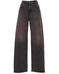 Haikure - Faded-Effect Wide-Leg Jeans - Lyst
