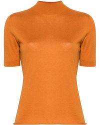 Twinset - モックネック ニットトップ - Lyst