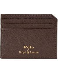 Polo Ralph Lauren - Grained Leather Cardholder - Lyst