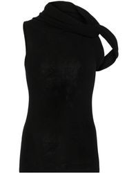 Rick Owens - High-neck Knitted Top - Lyst