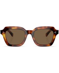 Oliver Peoples - Kienna スクエアフレーム サングラス - Lyst