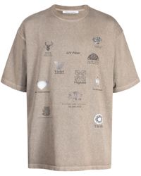 Children of the discordance - Graphic-print Cotton T-shirt - Lyst
