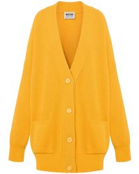 Moschino - Cardigan Oversize À Col V - Lyst
