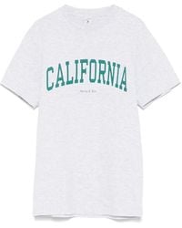 Sporty & Rich - Stretch-Cotton T-Shirt - Lyst