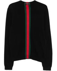 Gucci - Web-Stripe Cashmere Sweater - Lyst