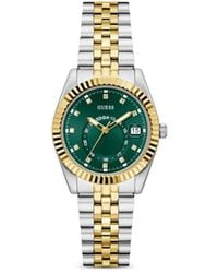 Guess - Two-Tone Quartz 34Mm - Lyst