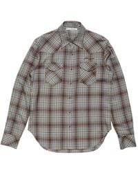 Acne Studios - Chemise À Carreaux D'Inspiration Western - Lyst