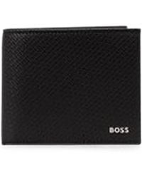 BOSS - Logo-Plaque Bifold Wallet - Lyst