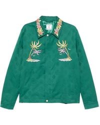 CASABLANCA - Casa Embroidery Overshirt - Lyst