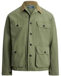 Polo Ralph Lauren - Corduroy-Collar Overshirt - Lyst