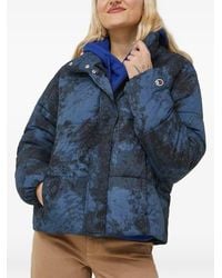 Champion - Printed Padded Jacket - Lyst