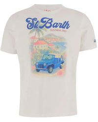 MC2 Saint Barth - T-Shirt À Imprimé Graphique - Lyst