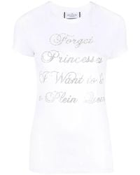 Philipp Plein - Crystal-Embellished Cotton T-Shirt - Lyst