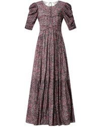 Isabel Marant - Sichellia Puff-Sleeve Maxi Dress - Lyst