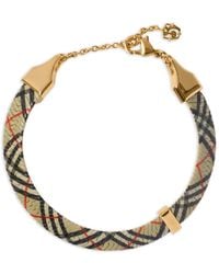 Burberry - Geruite Armband Met Kreeftsluiting - Lyst