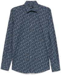 KARL LAGERFELD - Overhemd Met Grafische Print - Lyst