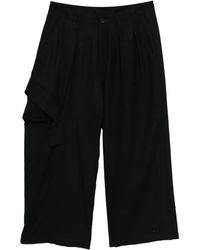Yohji Yamamoto - W/Saxony Trousers - Lyst
