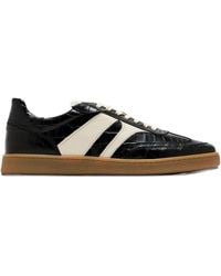 Collegium - Pillar Court III Sneakers mit Einsätzen in Kroko-Optik - Lyst