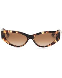 Versace - Greca Strass Cat-Eye-Sonnenbrille - Lyst