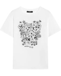 Weekend by Maxmara - Floral-Print T-Shirt - Lyst