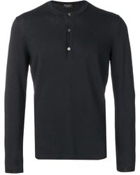 Dell'Oglio - Button Up Knitted Jumper - Lyst