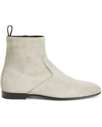 Giuseppe Zanotti - Ron Suede Ankle Boots - Lyst