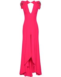 Gemy Maalouf - Crystal-embellished Cut-out Gown - Lyst