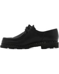 Paraboot - Michael Leren Derby Schoenen Met Veters - Lyst