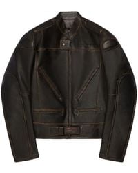 Courreges - Racer Patina レザージャケット - Lyst