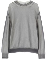 Jil Sander - Maglione Con Design A Strati - Lyst