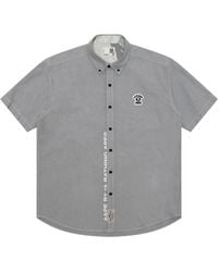Aape By A Bathing Ape - Logo-Patch Short-Sleeve Shirt - Lyst
