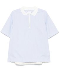 Sacai - Polo A Rayas - Lyst