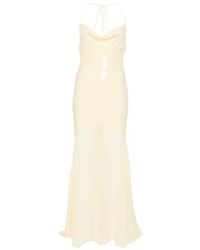 Patrizia Pepe - Sequined Maxi Dress - Lyst