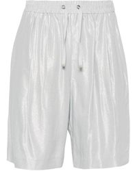 Herno - Shorts con pieghe - Lyst