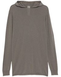 Rick Owens - Oversized Fine-Knit Hoodie - Lyst