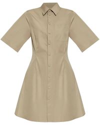 Ami Paris - Cotton Shirt Dress - Lyst
